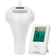 Wireless Floating Pool Thermometer Set, with Indoor Temperature Humidity Monitor