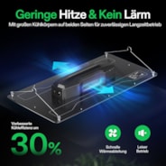 VS2000 Full Spectrum LED Grow Light Board 200W, High PPFD & Low Heat, 3 x 3 Ft. Coverage