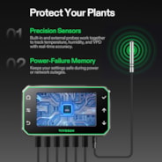 AeroZesh G6 Inline Fan 6″ with E42A+ Temp. Humidity WiFi Controller, PWM-Controlled EC Fan for Grow Tent Ventilation