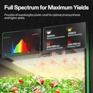 Chytrý pěstební stan 60 × 60 × 120 cm, kompletní indoor pěstební systém s chytrým ovladačem, LED pěstebním světlem s plným spektrem a automatizovaným ventilačním systémem, stan z Mylaru 1680D