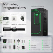 Smart Grow Tent Kit PRO 2.3x2.3 Indoor Grow System with 2-in-1 Tunable Spectrum LED Light, Smart GrowHub Automation, Efficient Ventilation & 360° Airflow, 2000D Mylar Tent 28"x28"x63"