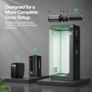 Grow Tent Pro 2.3x2.3 P236, High Reflective Mylar with 2000D Oxford Canvas & Heavy-Duty Metal Support 28"x28"x63"