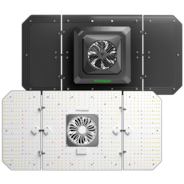 AeroLight 240W LED Grow Light, Indoor Plant Light with Circulation Fan for Grow Tent Cooling Ventilation, Tunable Full Spectrum, Support App Control, GrowHub Compatible, 4x2ft Coverage