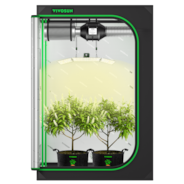 Complete Grow Tent Kit 4x2 Indoor Grow System with GrowHub WiFi Controller, Efficient Ventilation & Full-Spectrum LED Grow Light, 1680D Mylar Lightproof Tent 48"x24"x72"