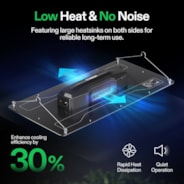 VS2000 Full Spectrum LED Grow Light Board 200W, High PPFD & Low Heat, 3 x 3 Ft. Coverage