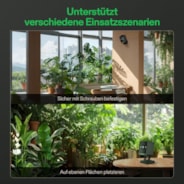 GrowCam C4, 2K-QHD-WLAN-Smart-Kamera für Growzelte & VGrow Smart Grow Box, mit Zeitraffer, Nachtsicht und App-Steuerung