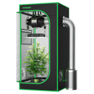Standard Grow Tent Kit GIY-22 2x2, 1-Plant Complete System, with 100W VS1000 LED Grow Light, and 4-inch Ventilation Combo