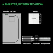 Standard Grow Tent Kit GIY-G55 5x5, 6-Plant Complete System, with 400W VS4000 LED Grow Light, and 6-inch Ventilation Combo