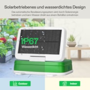 Solar Automatisches Tropfbewässerungsset mit Timer, Bewässerungssystem für 15 Pflanzen im Garten