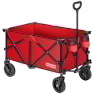 Heavy Duty Collapsible Folding Wagon, Red