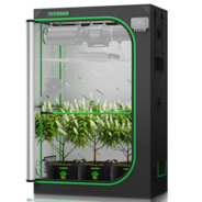 Grow Tent Pro 4x2 P426, High Reflective Mylar with 2000D Oxford Canvas & Heavy-Duty Metal Support 48"x24"x72"