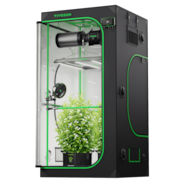 Smart Grow Tent Kit PRO 3x3 Indoor Grow System with 2-in-1 Tunable Spectrum LED Light, Smart GrowHub Automation, Efficient Ventilation & 360° Airflow, 2000D Mylar Tent 36"x36"x72"