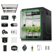 Smart Grow Tent Kit PRO 5x5 Indoor Grow System with 2-in-1 Tunable Spectrum LED Light, Smart GrowHub Automation, Efficient Ventilation & 360° Airflow, 2000D Mylar Tent 60"x60"x80"