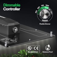 VS2000 Full Spectrum LED Grow Light Board 200W, High PPFD & Low Heat, 3 x 3 Ft. Coverage
