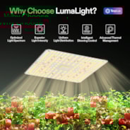 LumaLight LED Grow Light, Full Spectrum Plant Light, 100W Smart Dimmable & High PPFD for Indoor Plants Seedling Vegetables Bloom