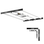 VSFL4300 Full Spectrum LED Grow Light Bar 430W, Foldable Design with 6 Dimming Option, 4 x 4 Ft. Coverage