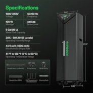 AeroStream H19 Intelligent Environmental 19L Humidifier with Temp & Humidity Probe, Designed Specifically for Use with Grow Tents