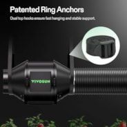 Smart Air Filtration PRO G4 Kit 4", AeroZesh G4 Inline Duct Fan w/GrowHub E42A+ Temp. Humidity WiFi-Controller, Carbon Filter & Ducting, Cooling & Ventilation System for Grow Tent, Hydroponics