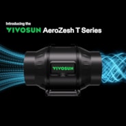 VIVOSUN AeroZesh T4 4-inch 210 CFM Smart Inline Fan, Compatible with GrowHub Controller (sold separately)