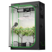 Smart Grow Tent Kit PRO 4x2 Indoor Grow System with 2-in-1 Tunable Spectrum LED Light, Smart GrowHub Automation, Efficient Ventilation & 360° Airflow, 2000D Mylar Tent 48"x24"x72"