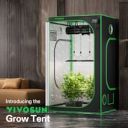 Grow Tent 3x3 S336, 2-4 Plants Use, 600D Light-proof Oxford, 36″ x 36″ x 72″, For Indoor Plants Growing