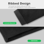 Vivosun Hoodie XL, Pocket Design, 340g Air Layer Fabric, Black