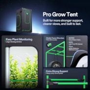 Smart AI Grow Tent System 3x3 Indoor Smart Grow System with Self-Learning AI Controller, Dynamic Airflow & Tunable Spectrum, Automated Climate Control, 2000D Mylar Tent 36"x36"x72"