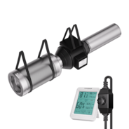 Air Filtration Kit R4 4″, Inline Fan R4 with Variable Speed Controller, Thermometer, Carbon Filter & Ducting Combo