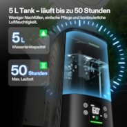 AeroStream H05 Intelligent Wi-Fi Humidifier, 1.32 Gal / 5 L Humidifier with Temp & Humidity Probe, Smart Remote Control, Designed for Growers