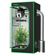 Standard Grow Tent Kit GIY-22 2x2, 1-Plant Complete System, with 100W VS1000 LED Grow Light, and 4-inch Ventilation Combo