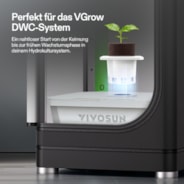 FlexFeed DWC Hydroponices System Seed Rooter, 4-Pack Seed Starter Plugs, Compatible with VGrow DWC System 