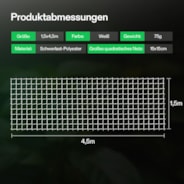 5 x 15 ft Heavy-duty Polyester Plant Trellis Netting 1-Pack