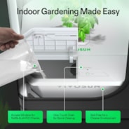 VGrow DWC Hydroponics Growing System Kit for VGrow Smart Grow Box, 4-Gallon Deep Water Culture with Air Stones and Rapid Rooters, Not Compatible with E42A