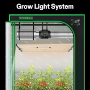 VSFL6450 Full Spectrum LED Grow Light Bar 645W, Foldable Design with 6 Dimming Option, 5 x 5 Ft. Coverage