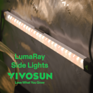 LumaRay Side Lights (4-Bar), Full Spectrum LED Bar Lights, SGS Compatible 
