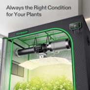 Smart Grow Tent Kit 4x2 Complete Indoor Grow System with Smart Controller, Full-Spectrum LED Grow Light & Ventilation Automation System, 1680D Mylar Tent 48"x24"x72"