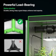 16mm Grow Tent Corner Only for Vivosun Grow Tents, 2 Pieces