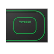 Small Grow Tent for Aerogarden, Hydroponics Growing System, 24" x 16" x 20" Highly Reflective Mylar Indoor Grow Tent with Sturdy Support, Access Window and Removable Floor Tray