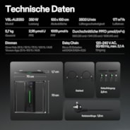 VIVOSUN AeroLight 350W LED Pflanzenlampe, Indoor-Anbau Lichtleiste mit integriertem Umluftventilator, Vollspektrum Pflanzenlampe für Growzelt, App-Steuerung, GrowHub-kompatibel, dimmbar, 90 x 90 cm Abdeckfläche