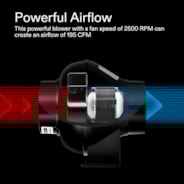 Grow it Yourself 4 Inch 195 CFM Inline Duct Fan with Carbon Filter