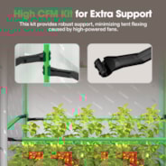 Grow Tent Pro 10x10 P108, 24-32 Plants Use, Large Front Window, 120″ x 120″ x 80″, For Indoor Plants Growing