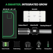 Standard Grow Tent Kit GIY-33 3x3, 3-Plant Complete System, with VSL-LL200 Lumalight 200W LED Grow Light, and 4-inch Ventilation Combo