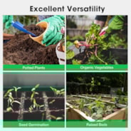 Coco Coir Brick, 11lbs 100% Natural Organic Compressed Coconut Coir Fiber with Low EC