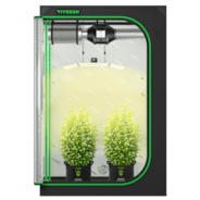 Complete Grow Tent Kit 4x2 Indoor Grow System with GrowHub WiFi Controller, Efficient Ventilation & Full-Spectrum LED Grow Light, 1680D Mylar Lightproof Tent 48"x24"x72"