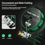 Twist Tie Roll Spool Dispenser 164 Feet