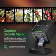 GrowCam C4, 2K QHD WiFi Smart Camera for Grow Tent & VGrow Smart Grow Box, Timelapse, Night Vision, SD Card Storage, 2-Way Audio, App Control