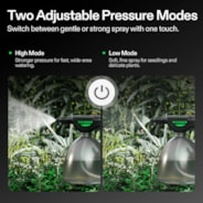 Battery Powered Sprayer 0.5Gallon, Electric Spray Bottle USB Rechargeable, 2.2 Ah Battery