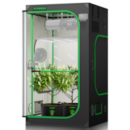 Growbox Pro P346 100 x 100 x 180 cm Indoor Grow Tent 2000D Oxford-Gewebe Hochreflektierendes Mylar und stabile Metallstangen