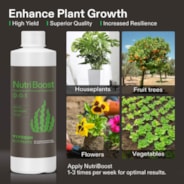 NutriBoost (0-0-1), All-Purpose Liquid Fertilizer for All Growing Stages, 8oz
