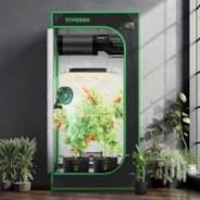 Grow Tent 2x2 S224, 1-2 Plants Use, 600D Light-proof Oxford, 24″ x 24″ x 48″, For Indoor Plants Growing